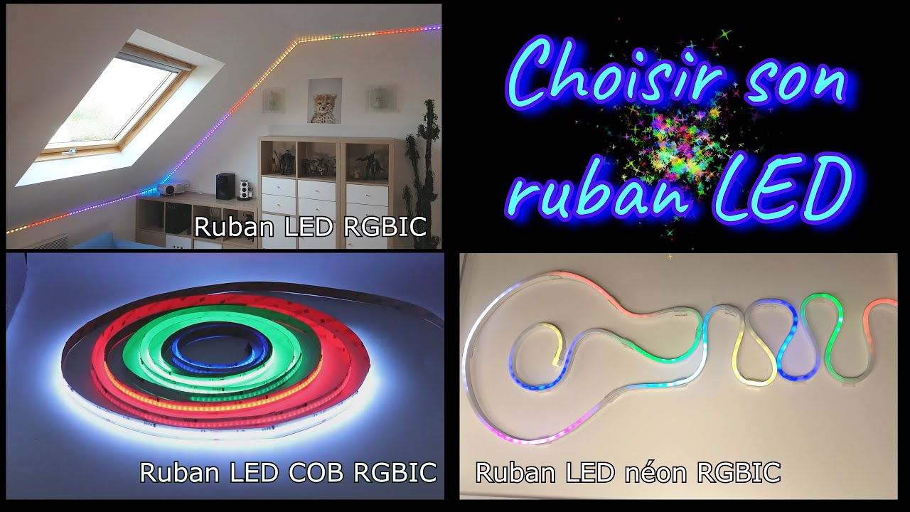 Quel ruban LED RGB acheter - Guide d'achat : bande LED décorative. 