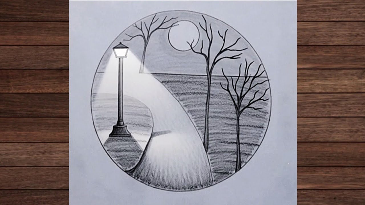 Teaching painting : Complete landscape painting tutorial