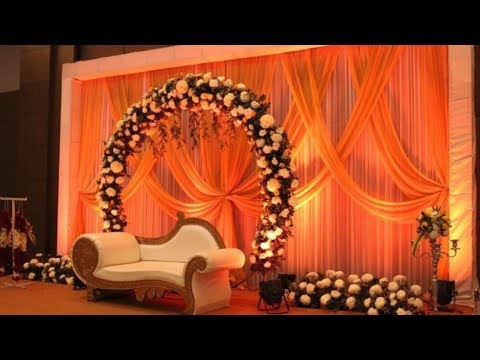 wedding-reception-stage-decoration-||-wedding-stage-ideas-2019