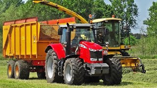 Gr Silage New Holland Mey Ferguson Volvo Gras Hakselen Kamphorst Ermelo 2018