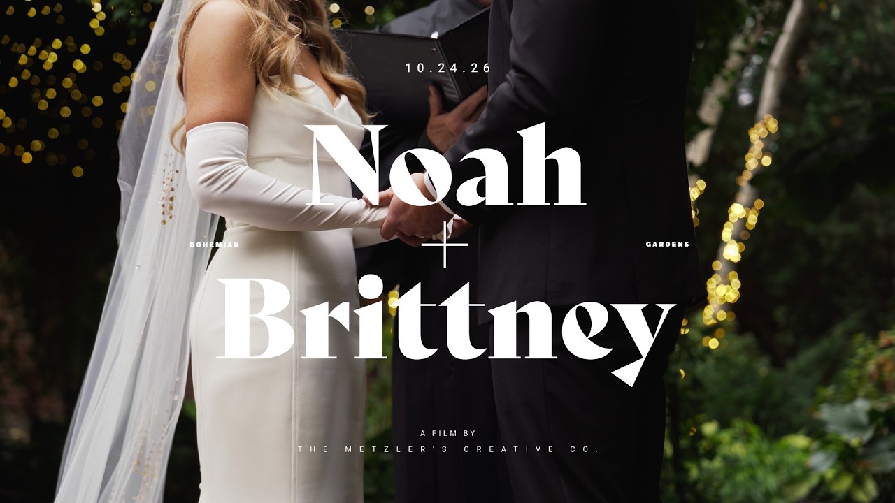 Intimate Bohemian Gardens Wedding