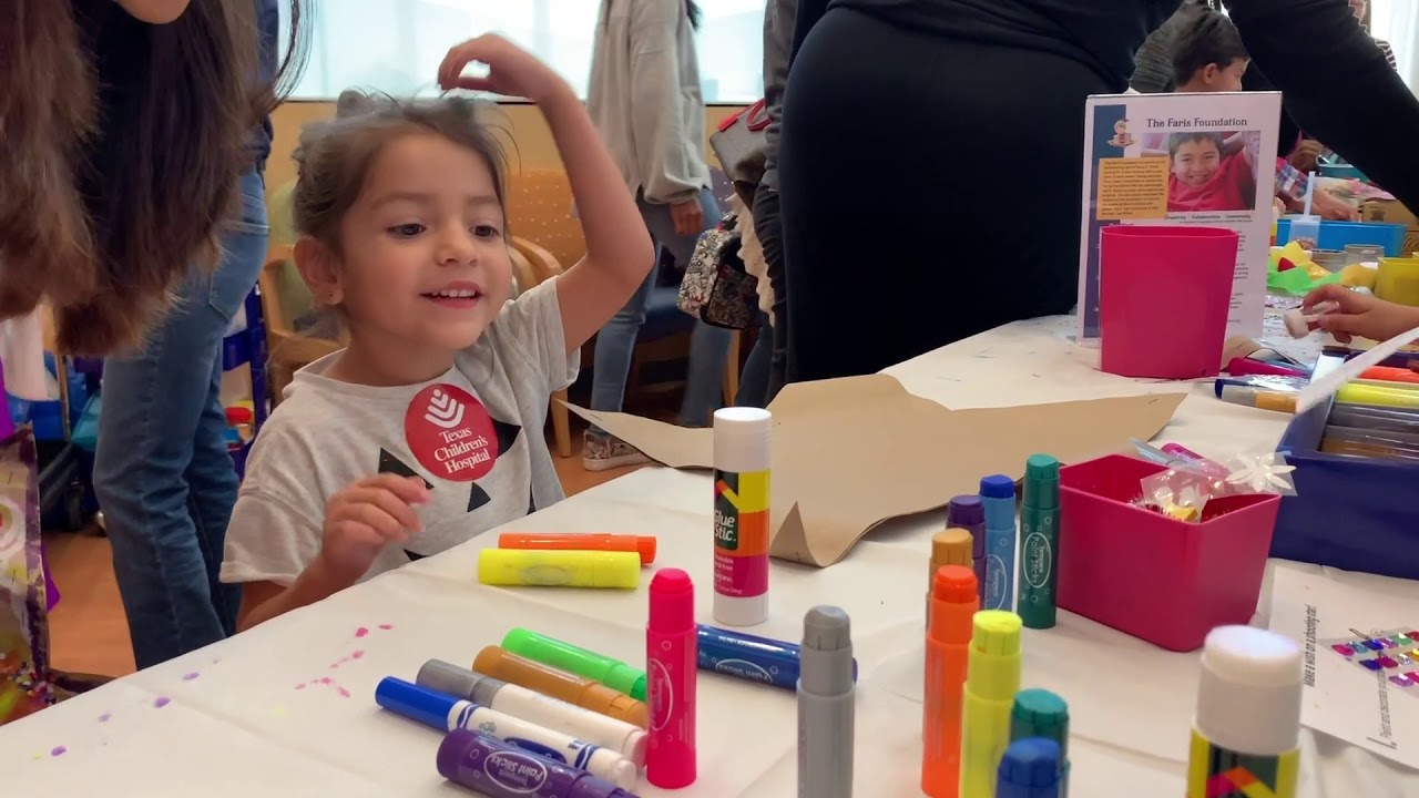 Wish upon a shooting star! The Faris Foundation Art Party at Texas Children's Cancer Center
