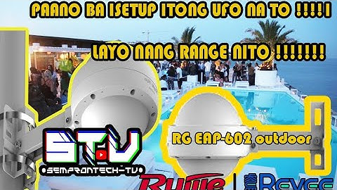 RUIJIE EAP602 OUTDOOR SETUP AND RANGE TEST 💯💯