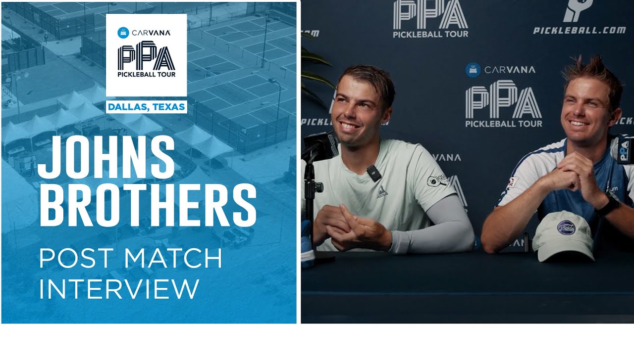 Johns Brothers Advance To Championship Sunday In Men's Doubles YouTube