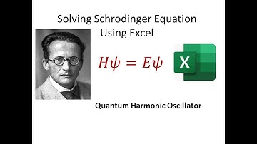 Excel for Quantum Harmonic Oscillator