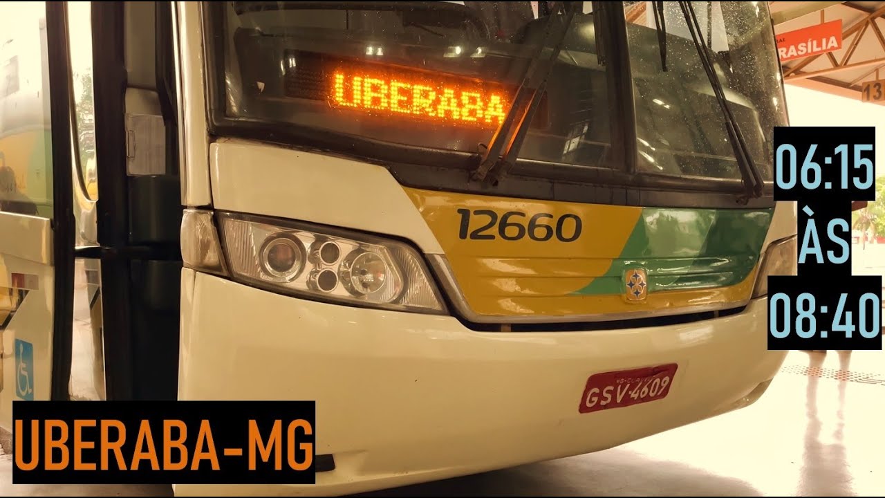 Rodoviária de Uberaba: Movimentação das 06:15 às 08:40
