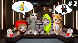 Banana Cat And Happy Cats Are In The Theatres Part 2 #bananacat #happycats