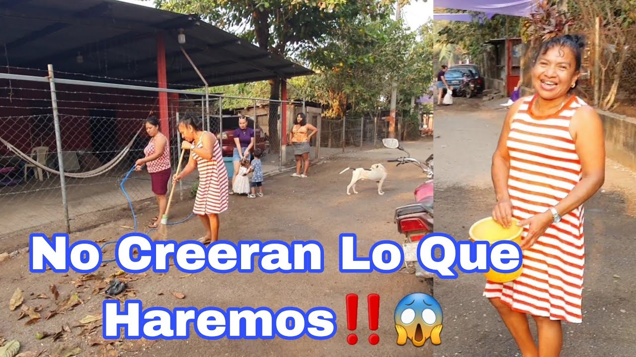Limpiamos En Frente De La CASA Y No Se Imaginan Lo Que Haremos Hoy‼️Tendremos Fiesta?
