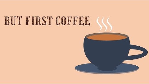 Coffee Cup Illustration | Speed Art | Coffee Cup Logo Design | Graphic Design using Powerpoint