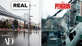 How NYC Was Transformed into Gotham for Emmy Winner &#39;The Penguin&#39; | Architectural Digest