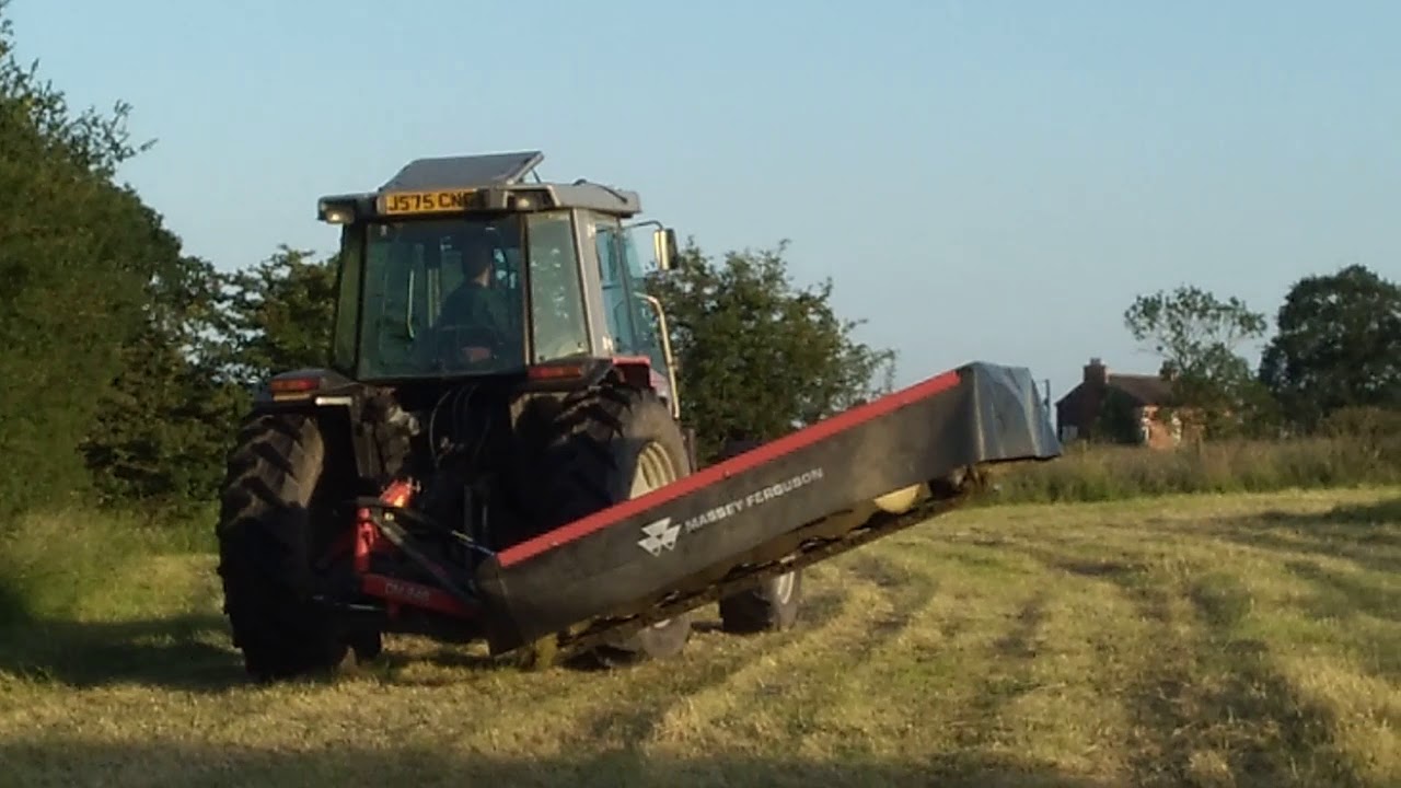 MF 3080 and Mf disc mower!