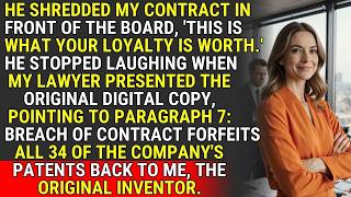 CEO Shredded My Contract I Seized 34 Patents. | #CorporateCheckmate