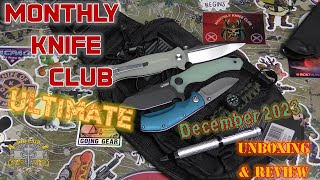 Monthly Knife Club Name Brand ULTIMATE Box!!! December 2023 Unboxing & Review