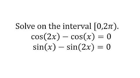 Solving Trig Equations IV Part 2: Half and Multiple Angle Using Trig Substitution