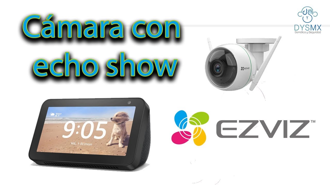 Cámara EZVIZ C3WN wifi HD app y prueba con amazon alexa echo show - YouTube