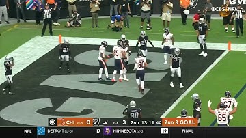 Justin Fields FIRST Career TOUCHDOWN Pass | Bears vs Raiders | Week 5 NFL Highlights