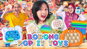 LEIKA BORONG POP IT TOYS FIDGET ELEKTRIK DI TOKO MAINAN SAMPAI HABIS 😱 LEIKA JOGET AJOJING VIRAL