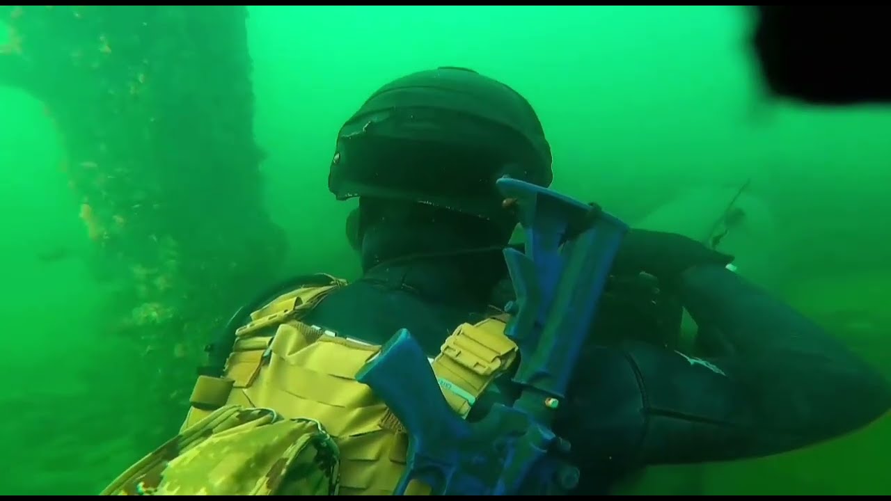 Ukraine - XX.02.2024. Training Footage Of The Divers of the 73rd Naval Special Purpose Center.