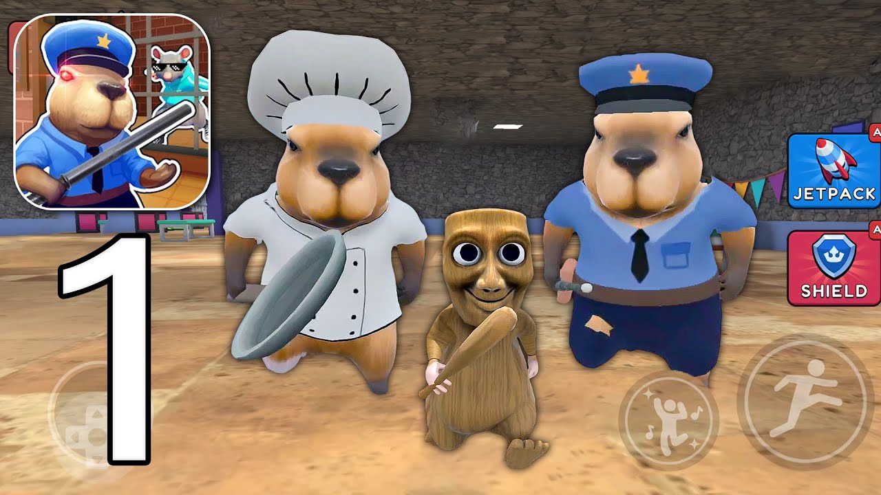 Obby Escape Prison Rat Dance - Escape Prison New - Прохождение игры, часть 1 (Android, iOS)