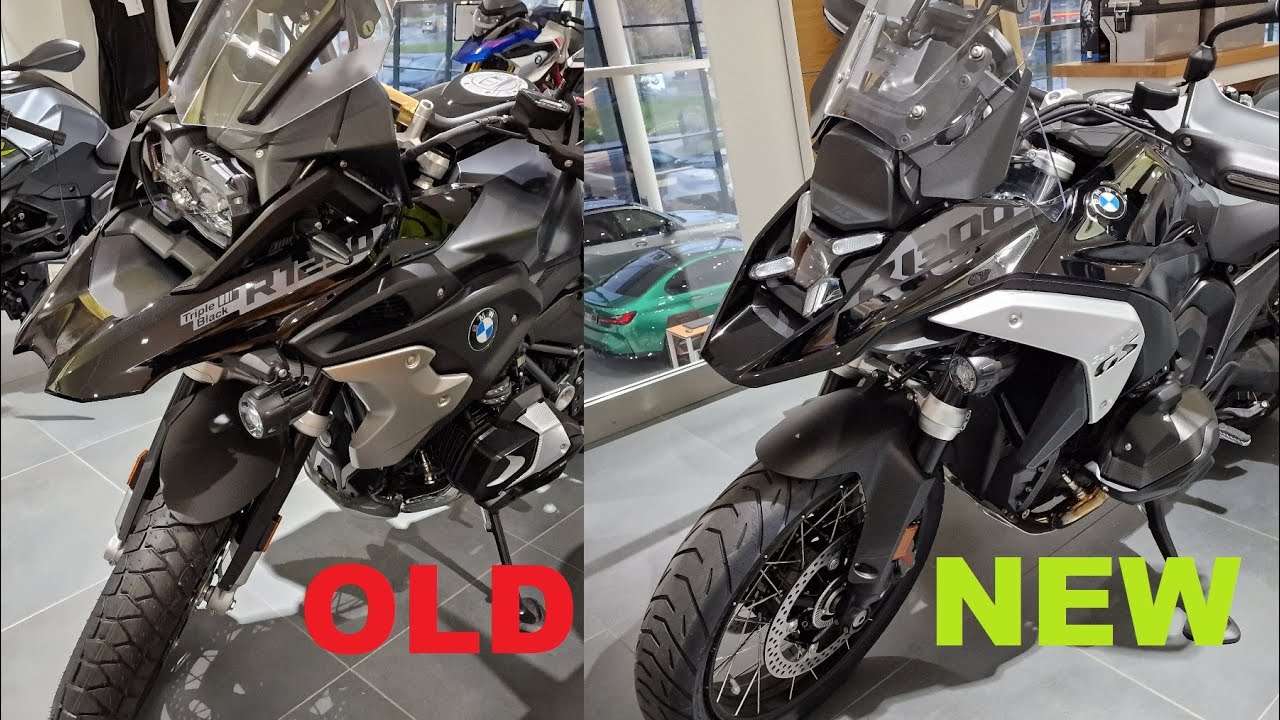 BMW 1250 GS vs NEW 1300 GS Comparing Looks - YouTube