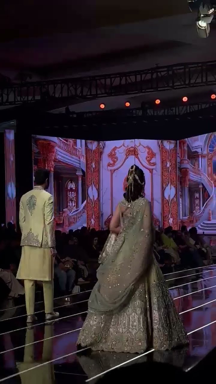 Couple Ramp Walk At 2nd Day of 22nd NEO HUM Bridal Couture Week #NHBCW24 #NHBCW #NEO