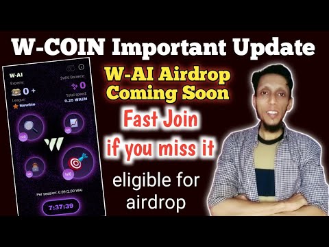 W Coin WAI Trade Process | W Coin Airdrop | W Coin Staking | W Coin New ...
