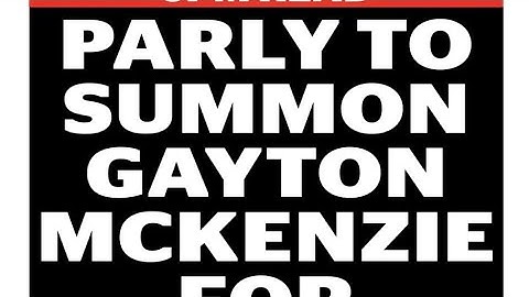 Minister Gayton Mckenzie responds...