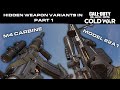 Black Ops Cold War - Creating Hidden Weapons Part 1