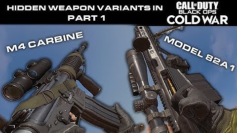 Black Ops Cold War - Creating Hidden Weapons Part 1