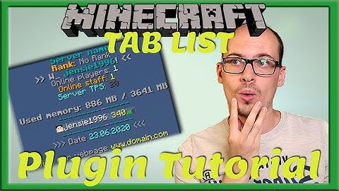TAB PLUGIN || Maak je eigen tab list |Tutorial [Nederlands/Dutch]