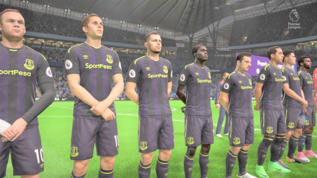 EVERTON vs. WEST HUM  UNITED ( FULL GAMEPLAY PS4 PRO) FIFA 18