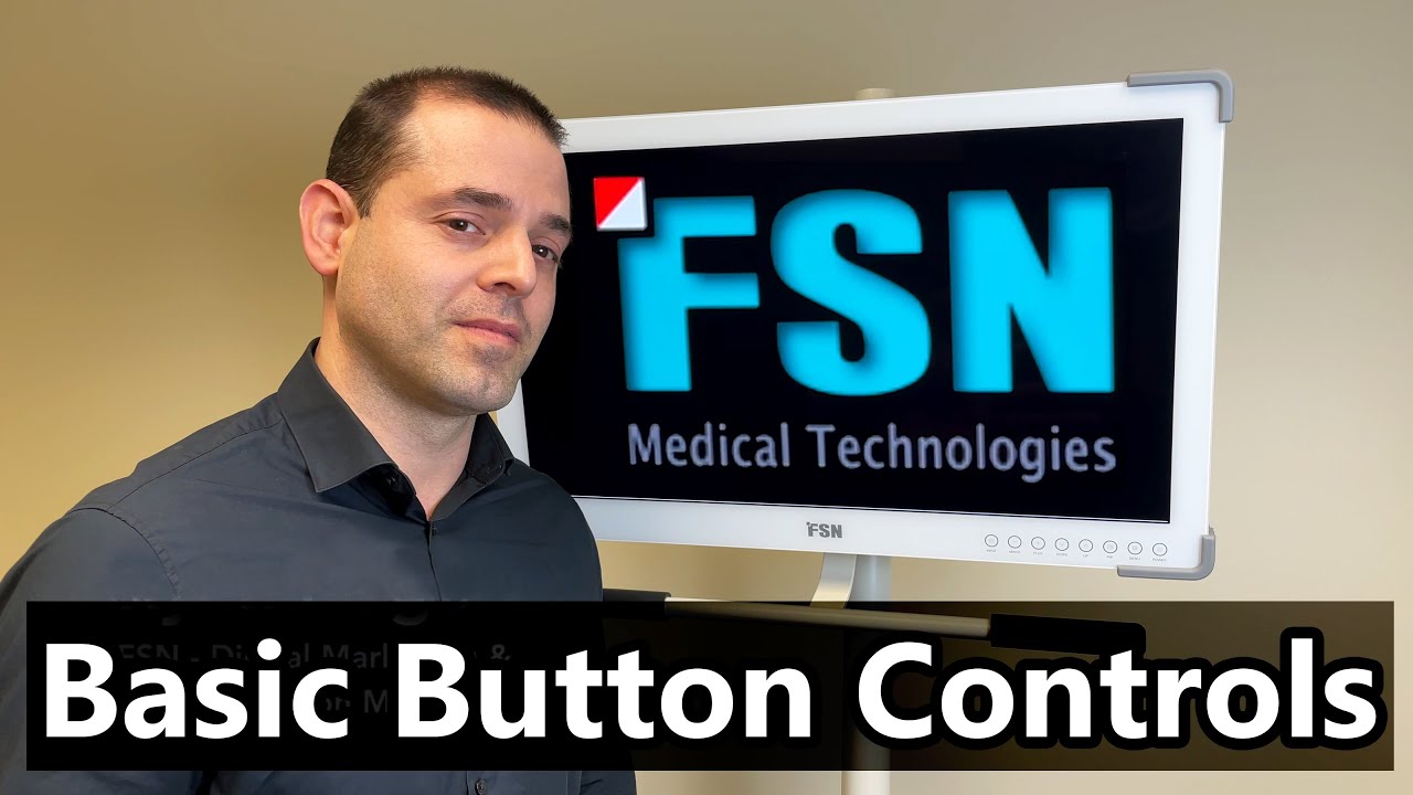 How to Use 4K Medical Monitor Buttons