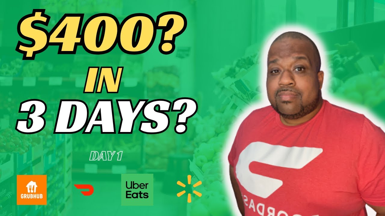 I Tried Making $400 in 3 Days Doing Gig Work - DAY 1