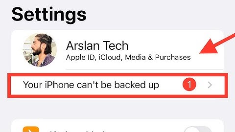 Your Iphone cannot be backed up | iphone cannot be backed up not enough iCloud Storage Notification