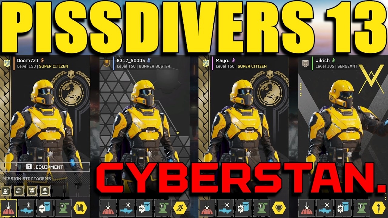 PISSDIVERS 13 - Orbital Piss On CYBERSTAN!