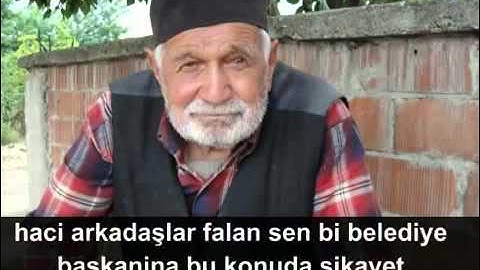 Tavşanlı belediyesine köpekler şikayet etmek için arayan Hacı amca :))