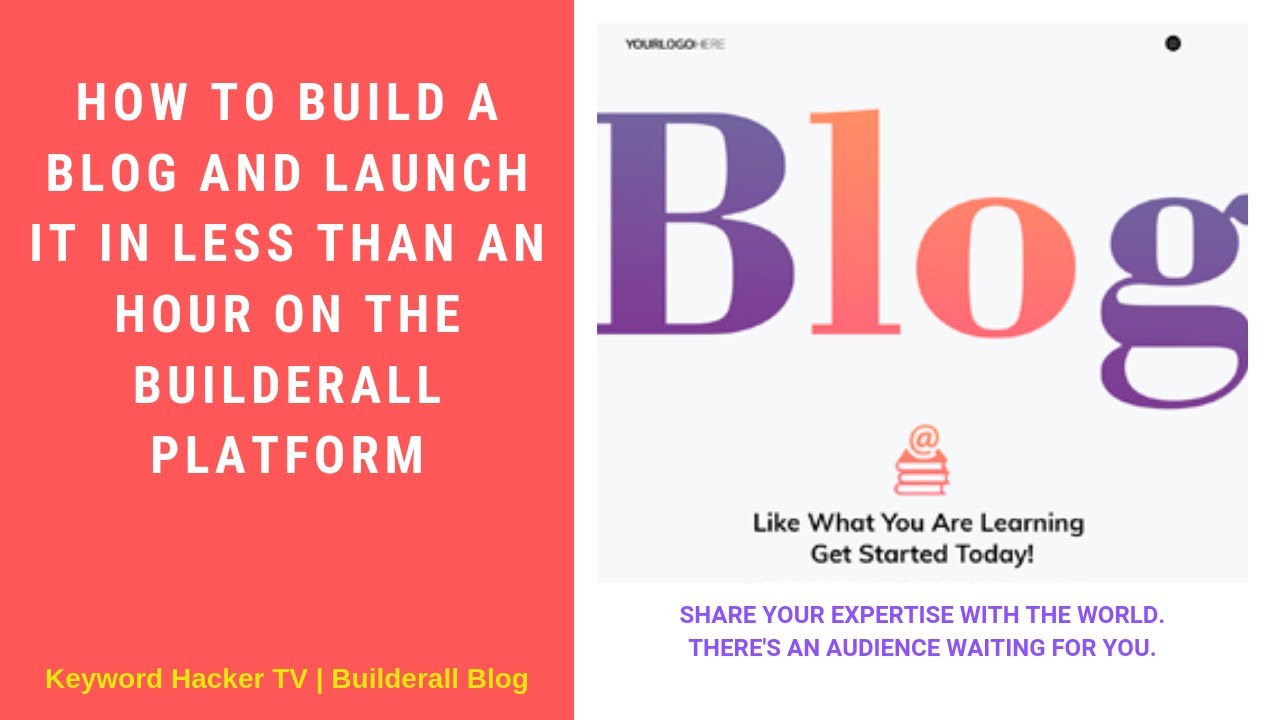 How To Build A Blog Quickly Using Builderall | Blog Templates Builderall