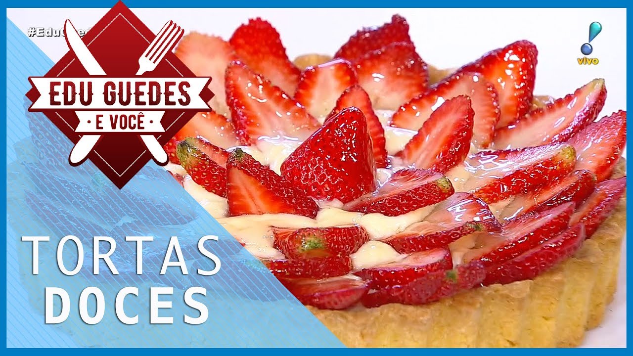 Edu Guedes ensina a preparar receitas de tortas doces