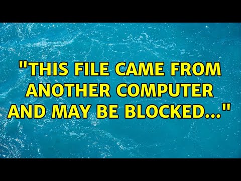 'This file came