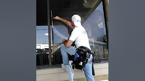 Window Cleaning Demo Before and After