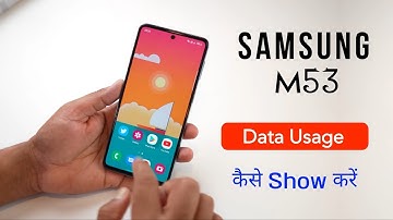 Samsung Galaxy M53 - How to Enable Data Usage in Notification Bar | Samsung M53 Daily Data Usage