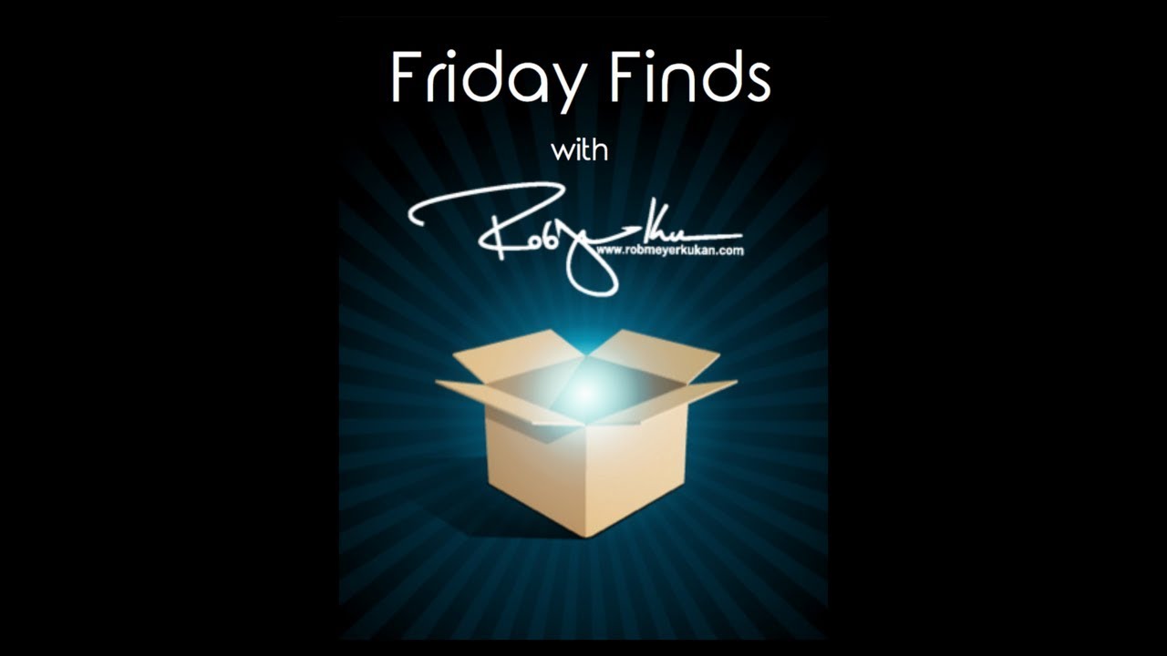 Friday Finds 09 22 2017 with Rob Meyer-Kukan: self-care tips
