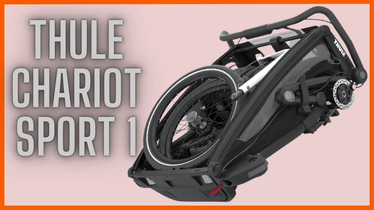 Zusammenbau eines Thule/Thule Fahrradanhänger/Велоприцеп Thule/die erste Verwendung von Thule