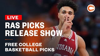 RAS Release Show: Free College Basketball Betting Picks for February 17th 2022 with Adam Chernoff