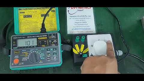 Multi Function Tester Kyoritsu KEW 6010B Repair & Calibration by Dynamics Circuit (S) Pte. Ltd.