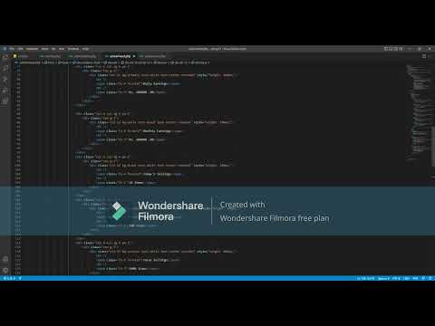 Web Programming I - video 41 -Admin home page design