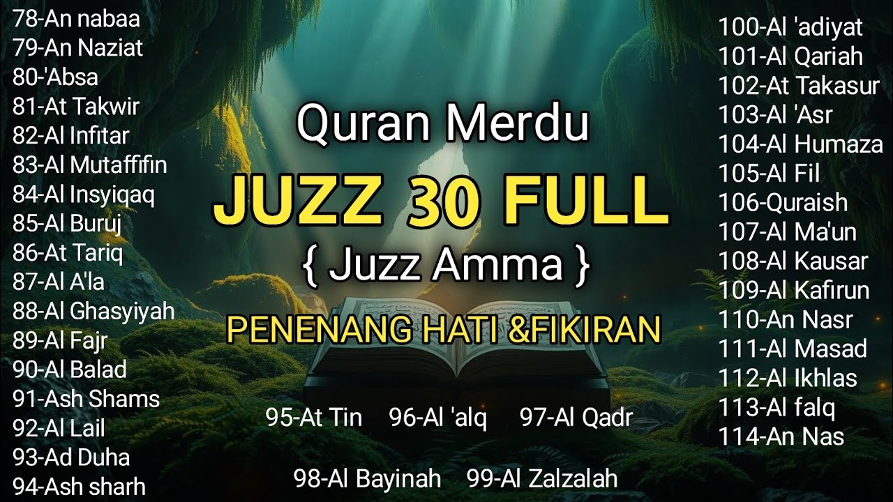 Ngaji Merdu Juz 30 Full ( JUZ AMMA ) Suara Merdu Menyentuh Hati,Terbaru 2026 | by Alaa Yasser