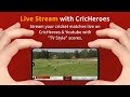 How to start live streaming from mobile through cricheroes latest