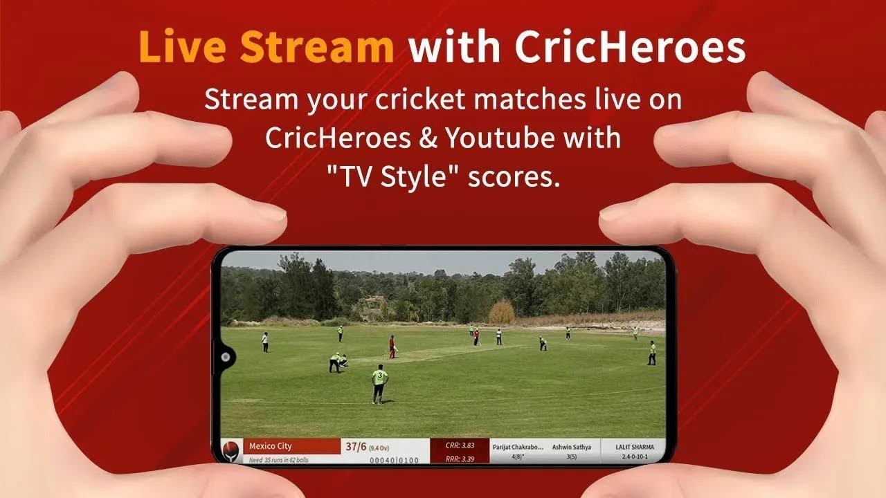 Live Stream Cricket Tournaments and Matches on CricHeroes