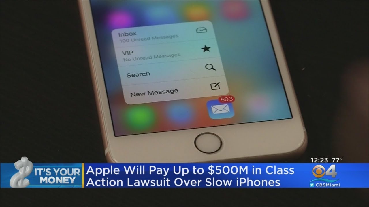 Apple Settles Class Action Lawsuit - YouTube